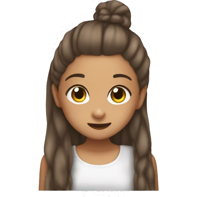 Ariana grande con Una pecera  emoji