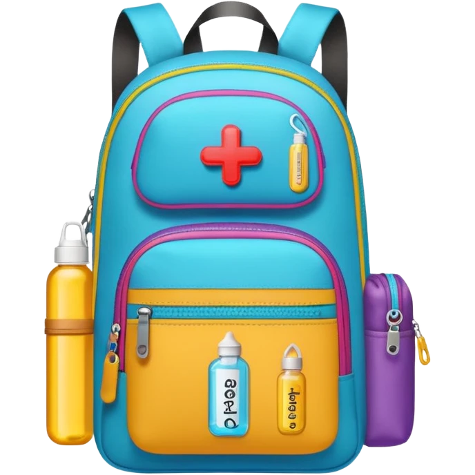 EpiPen in backpack purse not brown emoji