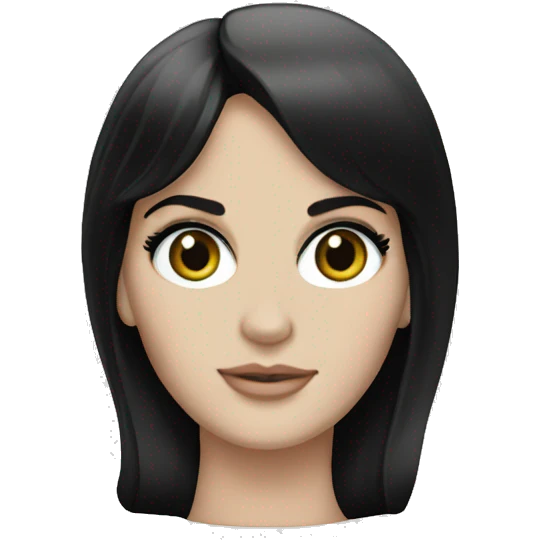 Lana del rey black hair emoji