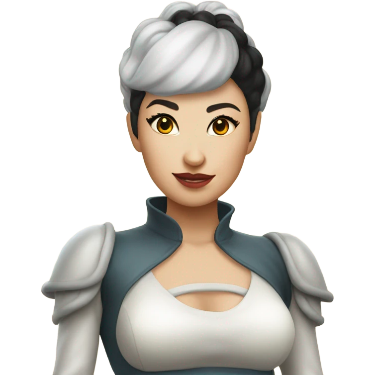Bettie Wang wearing milky dragon clothes emoji
