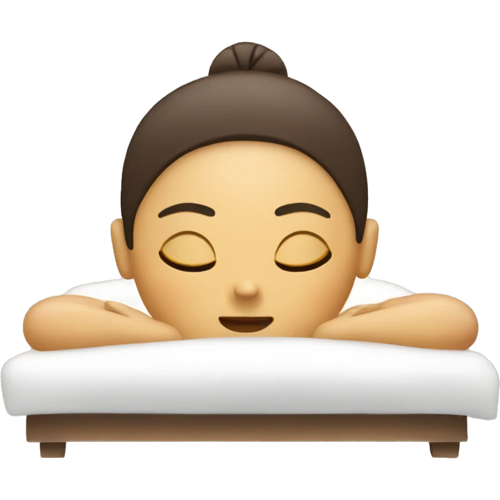 Relax massage emoji