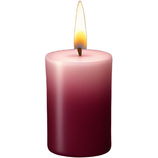 Maroon candle  emoji
