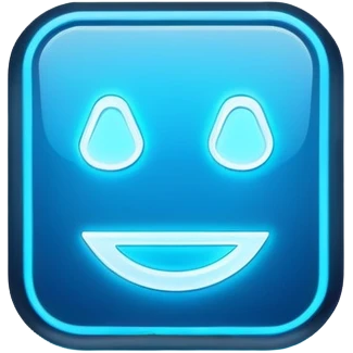 blue aesthetic sign - check emoji