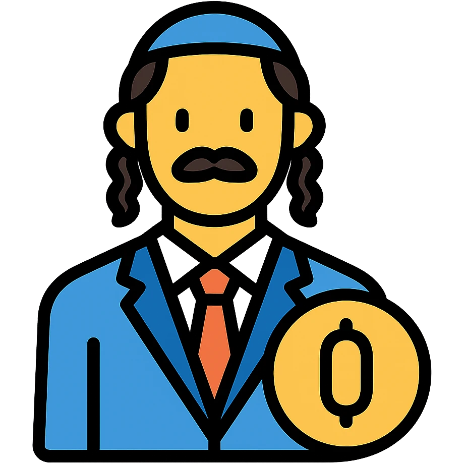 Jewish CEO with 0 money emoji
