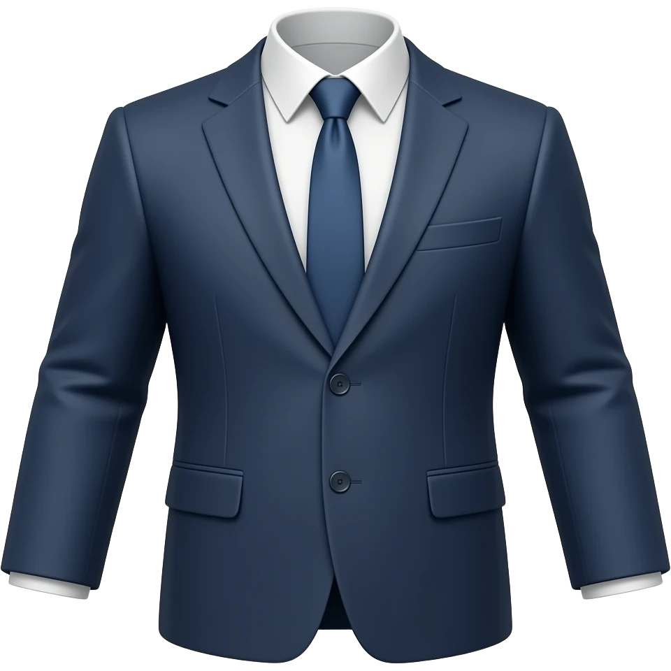 Business suit emoji