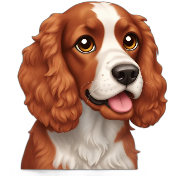red cocker-spaniel emoji