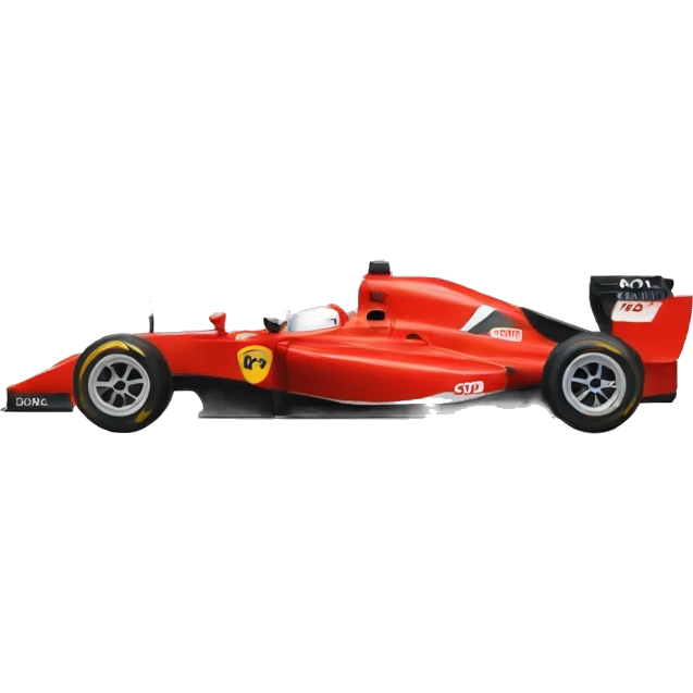 Une voiture formule 1 emoji