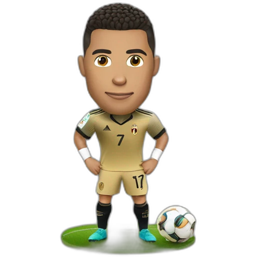 Cr7 avece ballon d or emoji