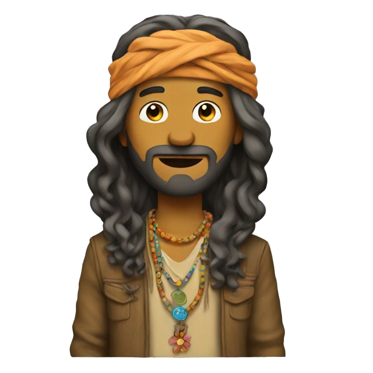 Hippie emoji