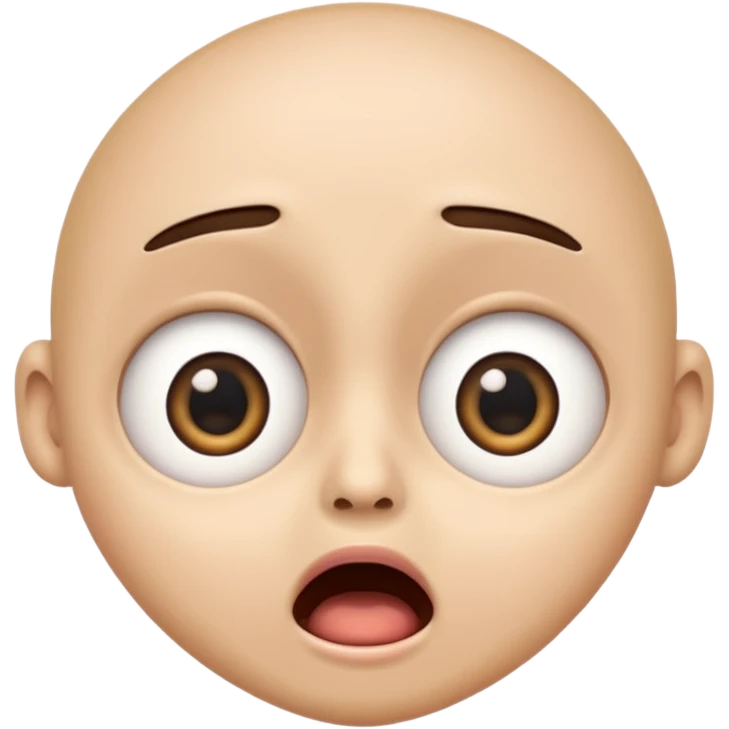 surprised face emoji