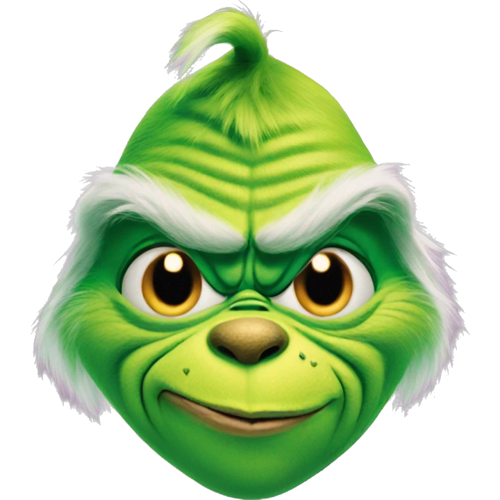 The grinch  emoji