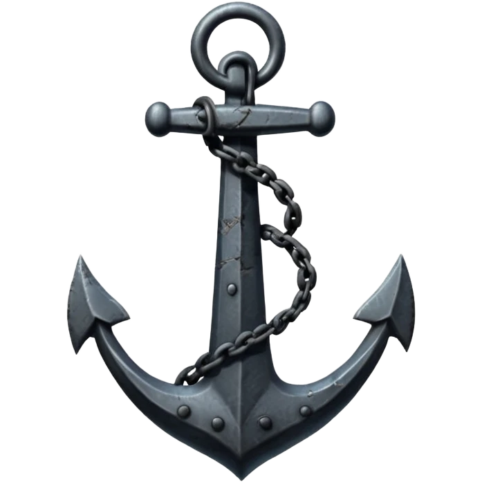 black anchor emoji