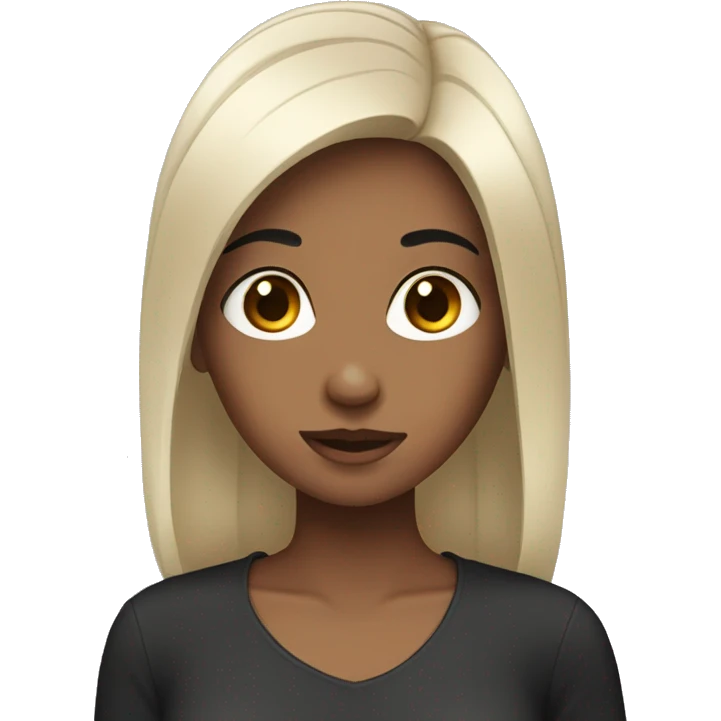  girl with straight black hair emoji