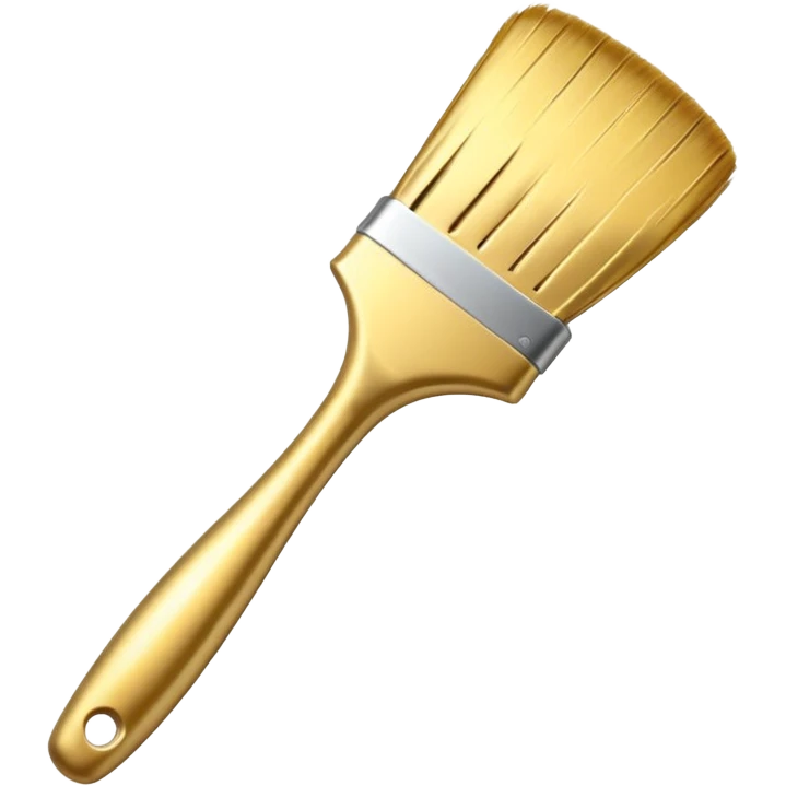 golden brush emoji