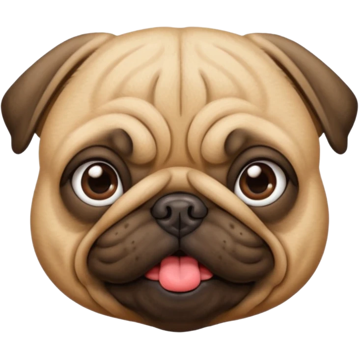 pug kiss emoji