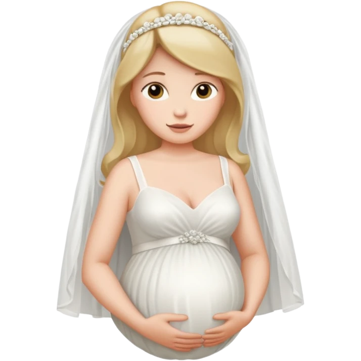 A preganant bride emoji