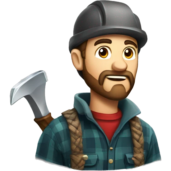 lumberjack in winter robrs emoji