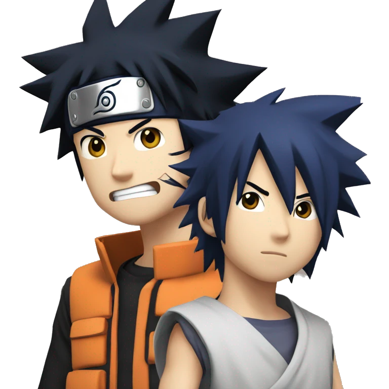 Naruto et sasuke  emoji