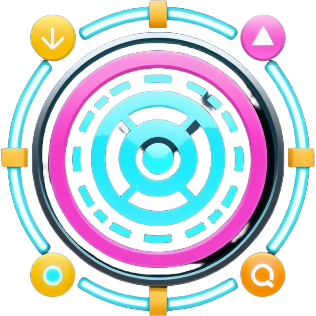 mach mir nur eine grafik das das wort system gut darstellt aber ohne gesicht oder so emoji