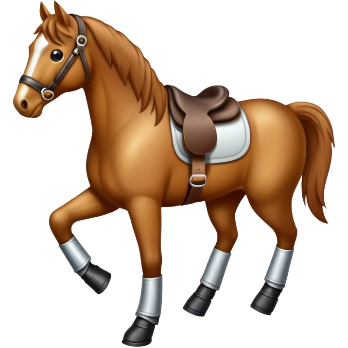 caballo con zapatos emoji