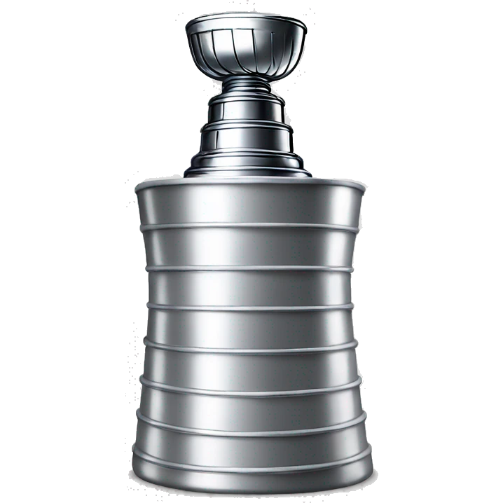 White Stanley Cup which toast emoji