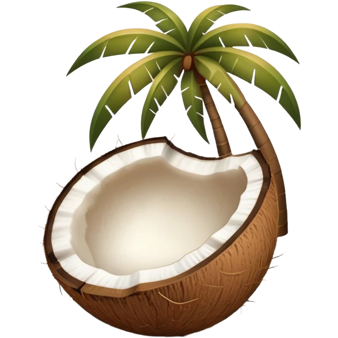Coconut aesthetic  emoji
