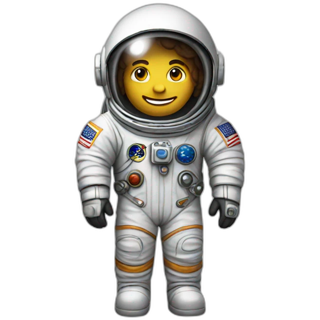 hippie astronaut emoji