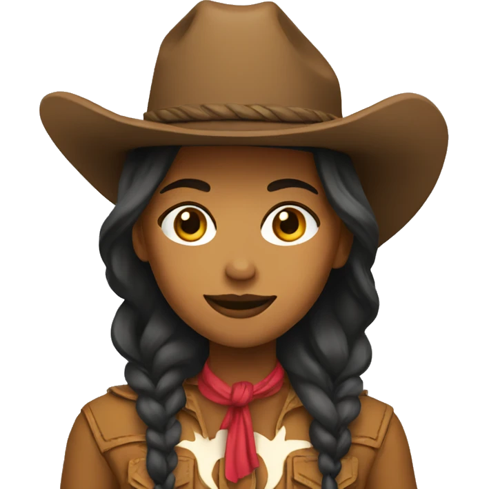 mulher cowboy  emoji