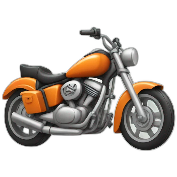 Motorcycle carrot  emoji
