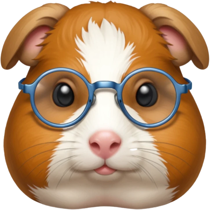 sherlock guinea pig with glasses emoji
