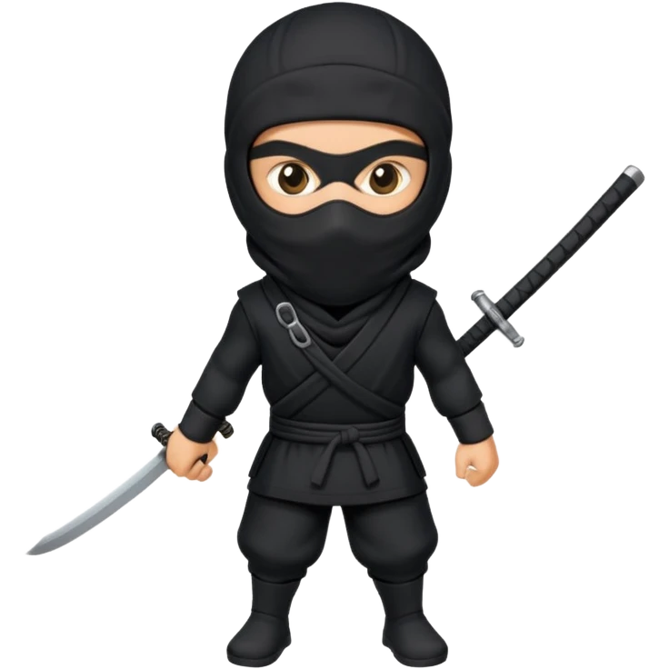 Ninja with MB written on it emoji