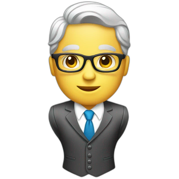 Businessman in nice dress emoji