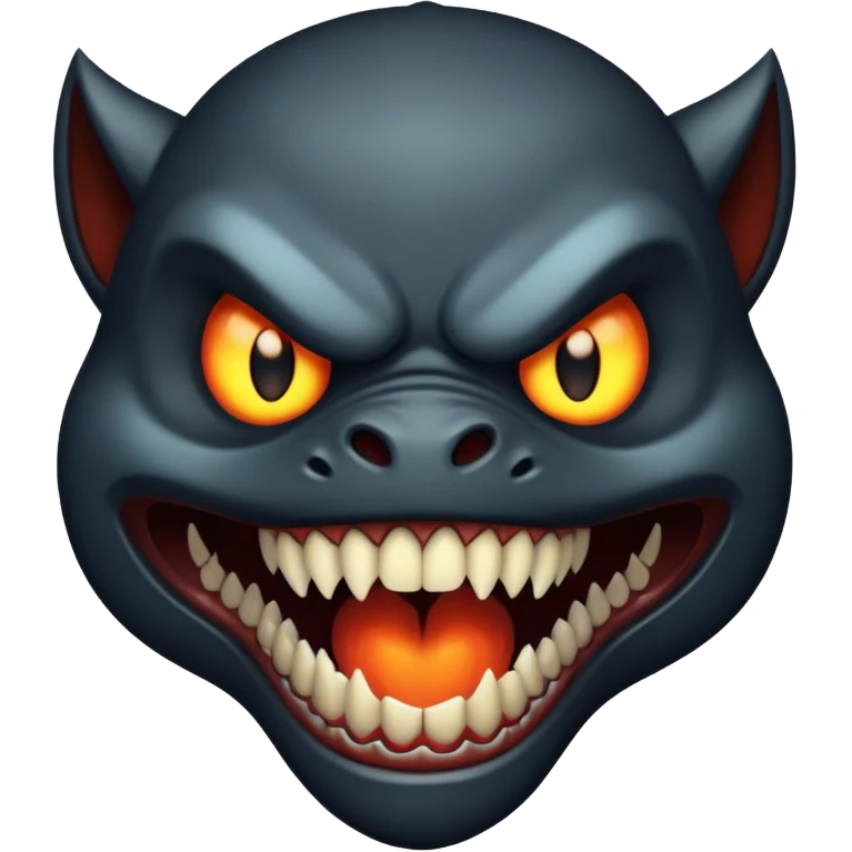 Scary creature emoji