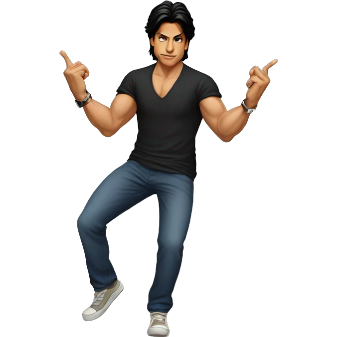 Shahrukh Khan signetar pose emoji