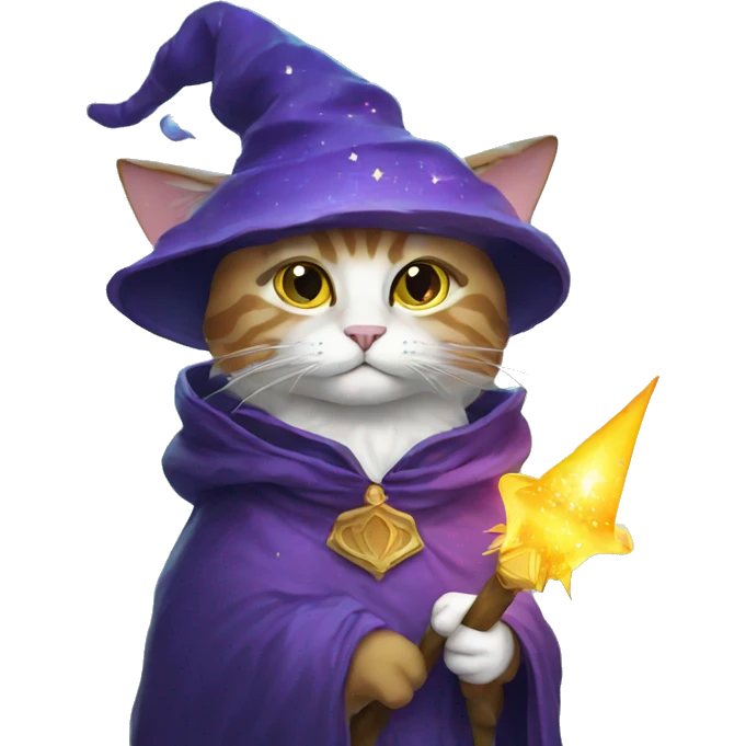 cosmic cat wizard  emoji
