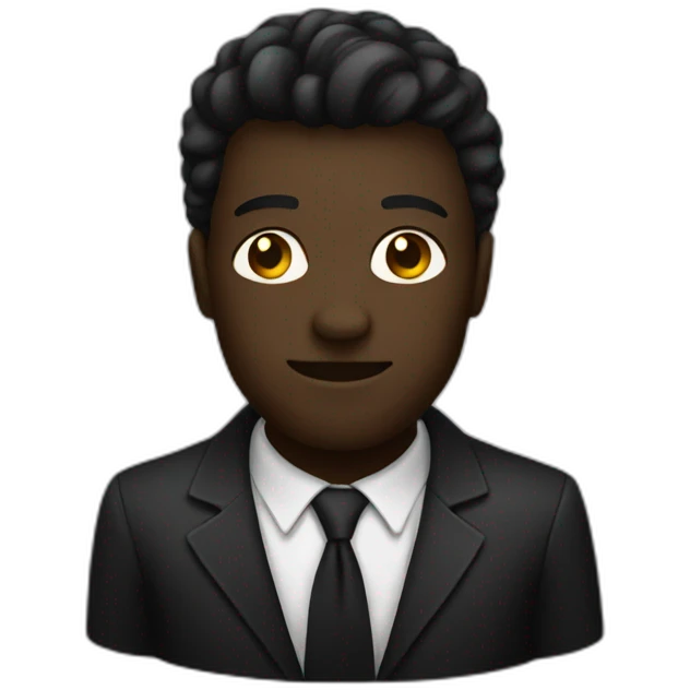 Emoji noir emoji
