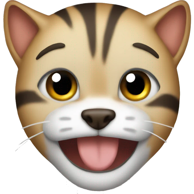 Mewing emoji