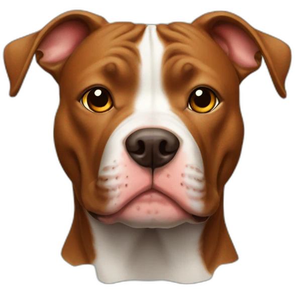 pitbull irish red nose emoji