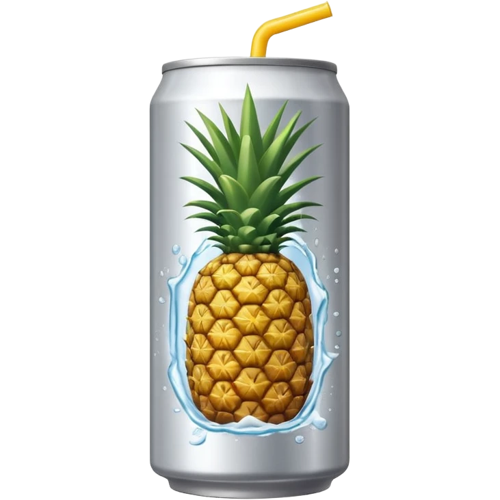 energy drink coconut and pinaple emoji