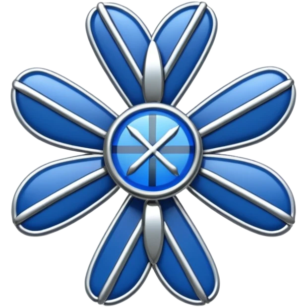 blue scotish pin for map emoji