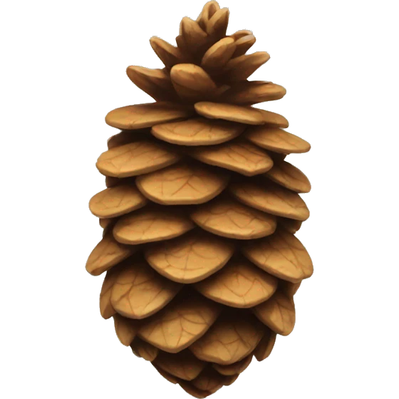 Pine cone  emoji