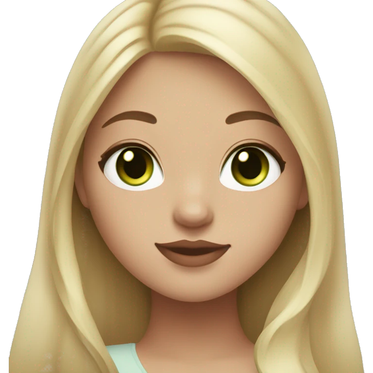 Plus size girl with hazel eyes and long blonde hair holding dark grey cat with light green eyes  emoji