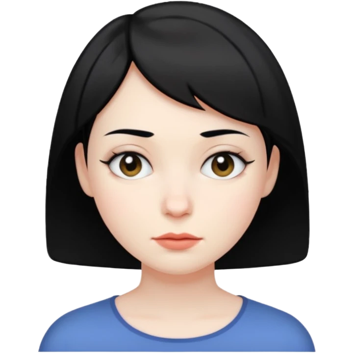 Drunk women with short black hair emoji