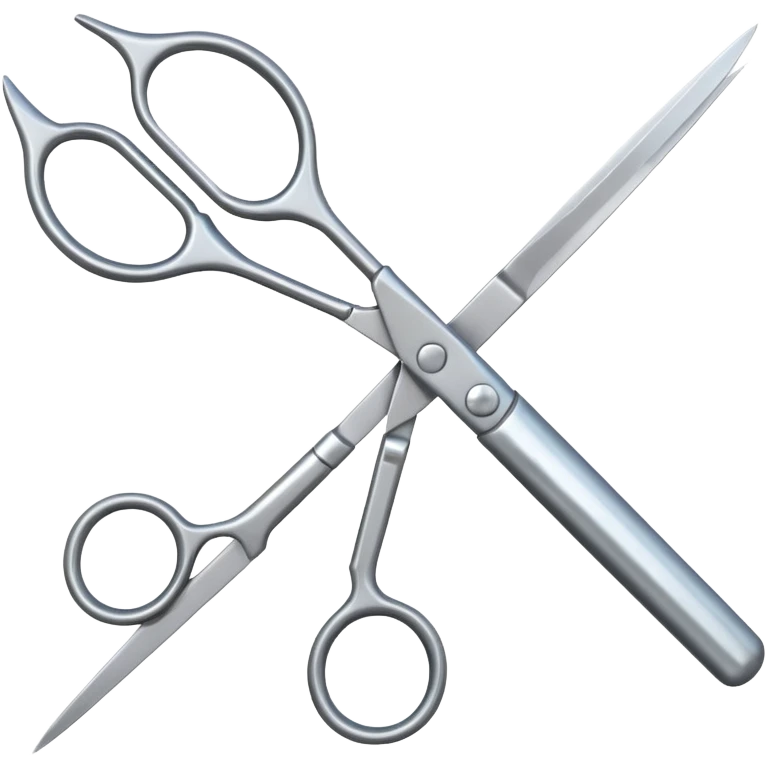 barber scissors emoji
