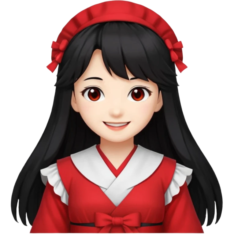 reimu hakurei from touhou project 07 emoji