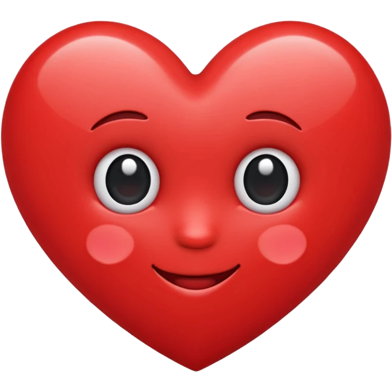 the concept of love, cute emoji style emoji