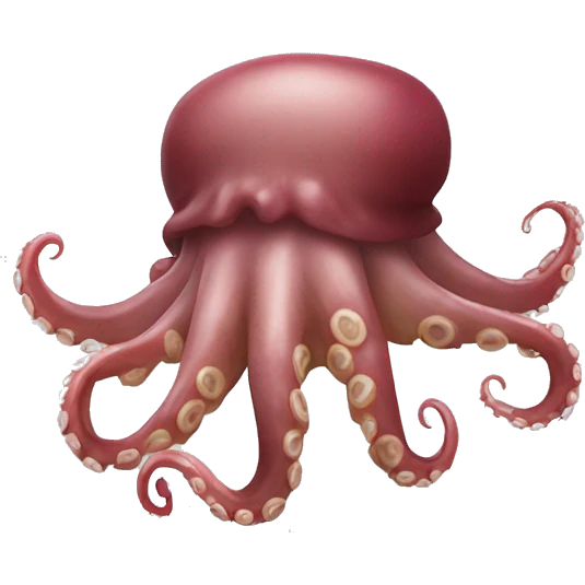chopped octopus leg  emoji