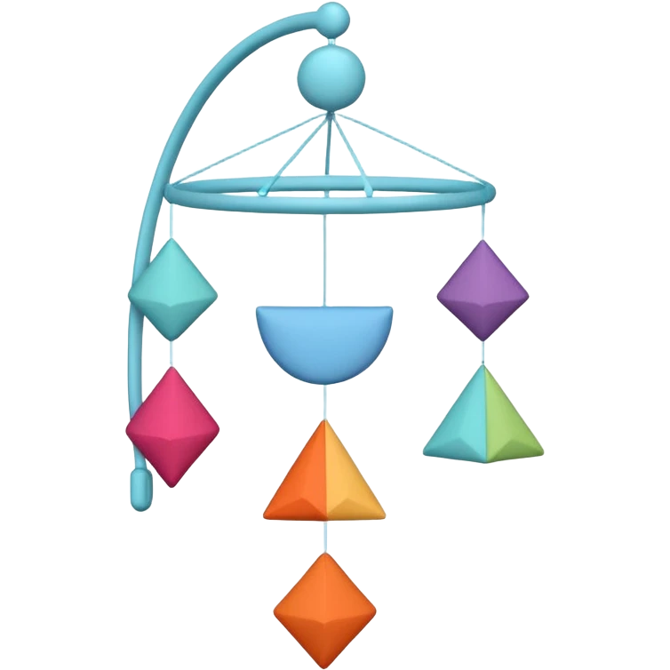 baby Hanging mobile  emoji