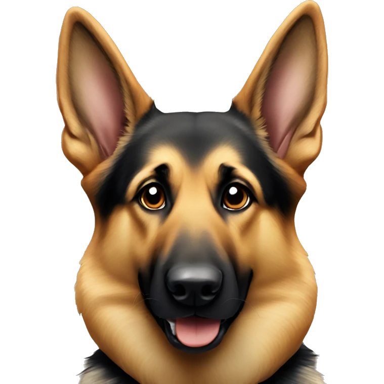 german shepherd with floppy ears  emoji