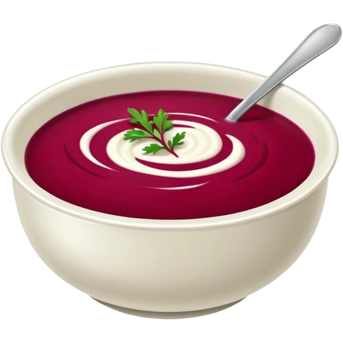 soup from beetroot emoji